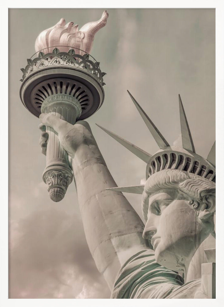 NEW YORK CITY Statue of Liberty | urban vintage style Poster