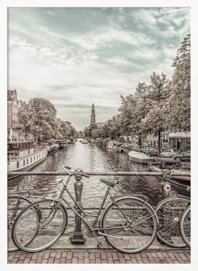 Typical Amsterdam | urban vintage style Poster