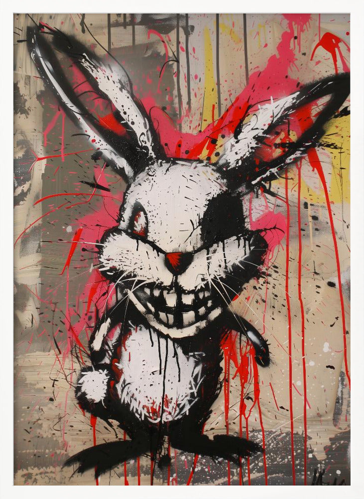 Scary Bunny Poster