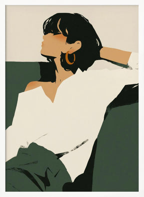 Relaxing woman Poster