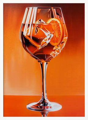 Aperol Spritz Orange Poster