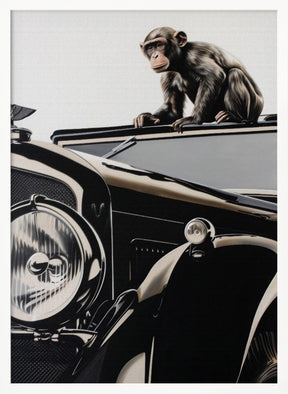 Monkey and the Bentley Poster