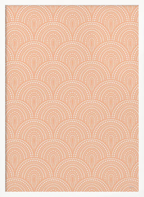 Dotty Peach Fuzz Poster