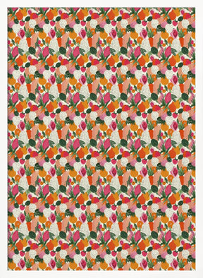 Fresh fruits pattern 2 Poster