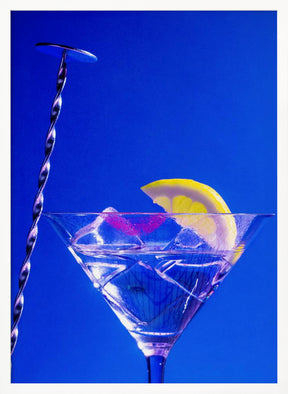 Lemon Twist Martini Poster