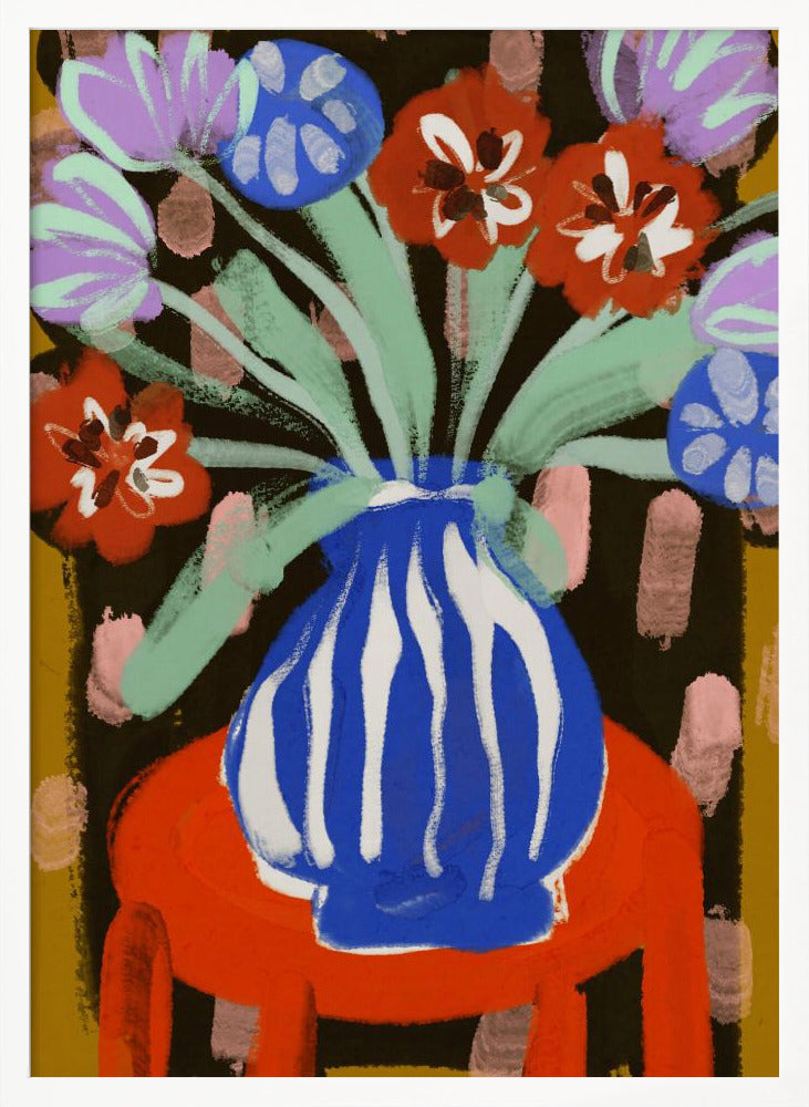 Floral still life no 2 Poster