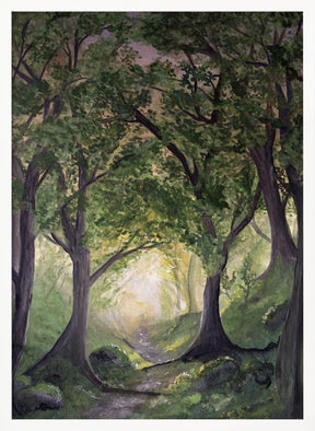 The forest path Poster