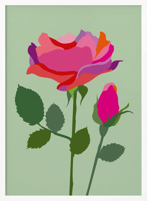 Popart Rose I Poster