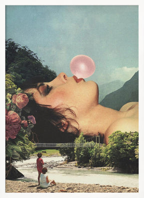 Bubble Gum Girl Poster