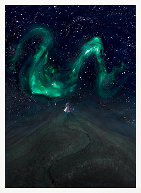 Under the Northern lights Poster