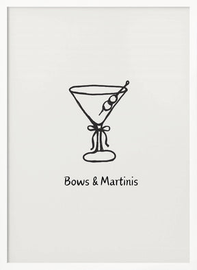 Bows & Martinis Poster