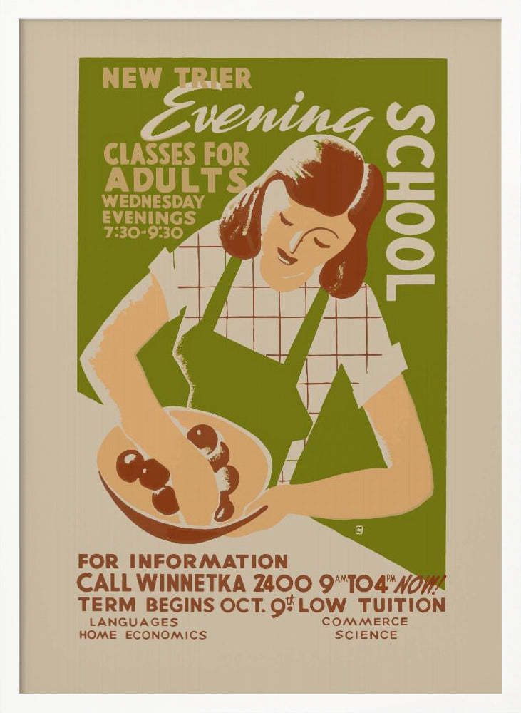 Evening School Poster