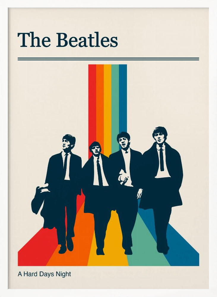 The Beatles Retro Gig Poster Poster