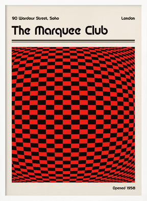 Marquee Club Retro Poster