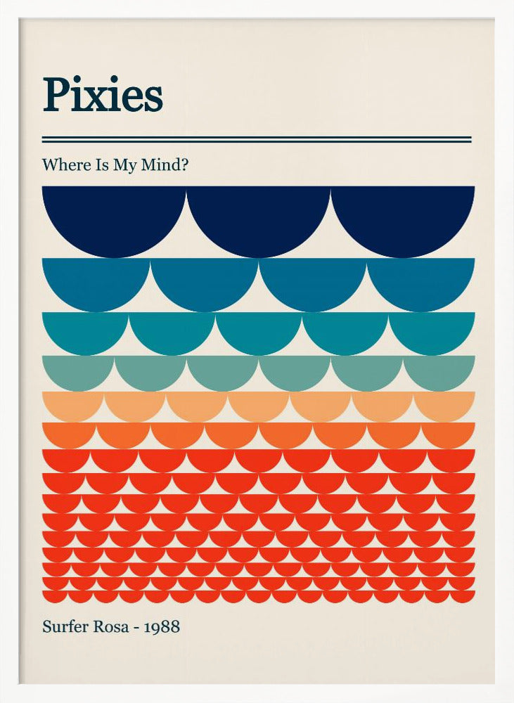 Pixies Retro gig poster Poster