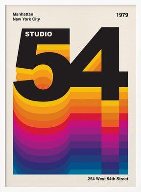 Studio 54 Retro Design Poster