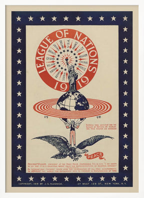 League of Nations 1919 Poster