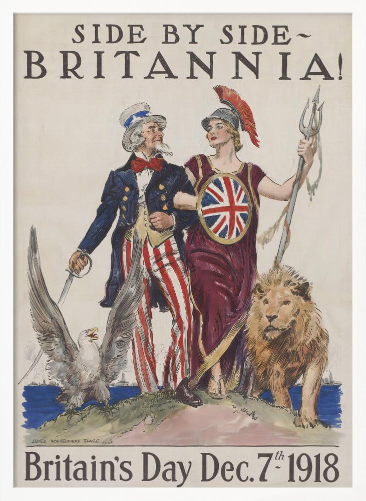 Side By Side Britannia Poster