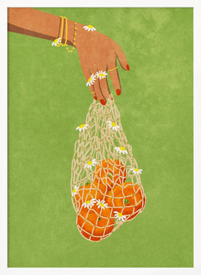 Fresh Oranges Poster