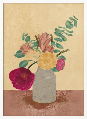 Arranged Flowers Poster