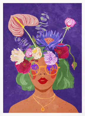 Flower head Poster