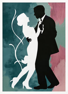 Elegant Couple Dancing Poster