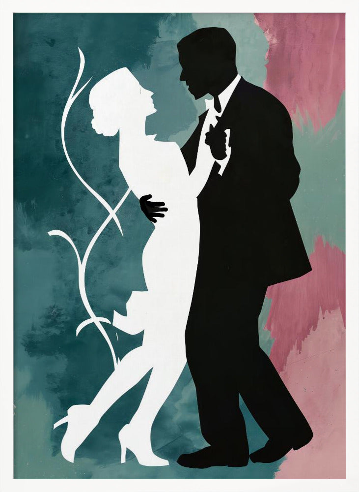 Elegant Couple Dancing Poster