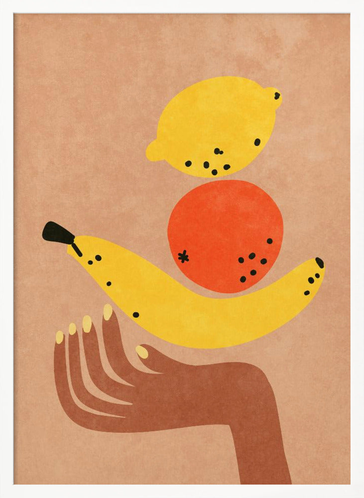 Fruits in my hand Poster