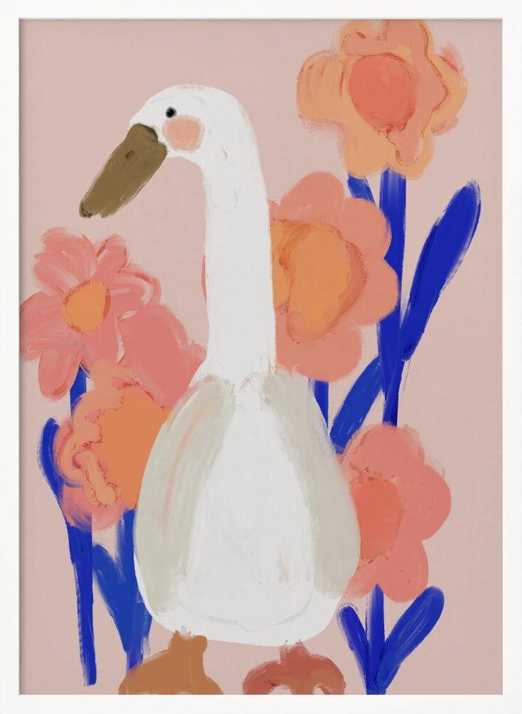 Goose At Spring Poster