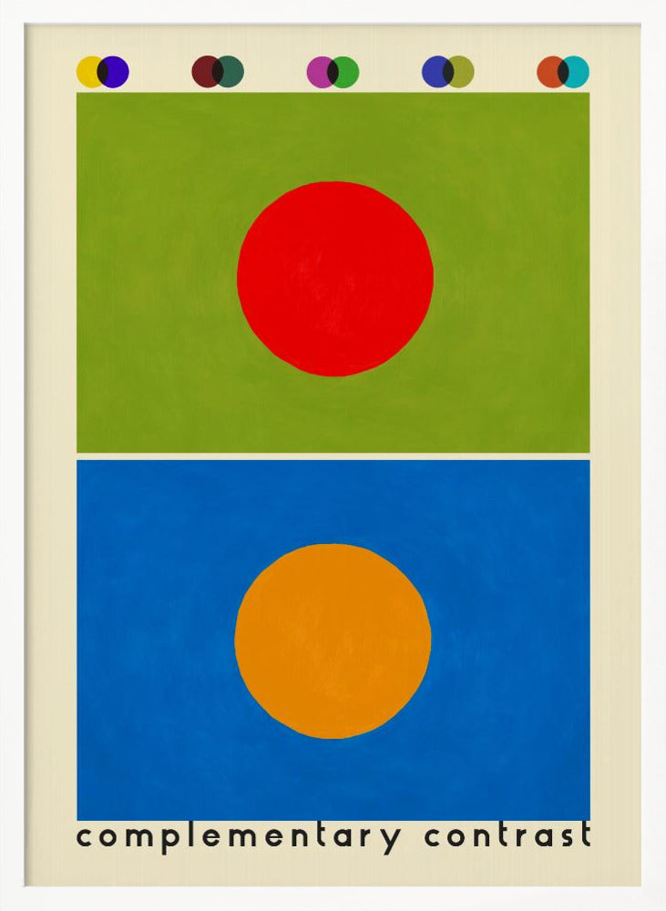 Complimentary contrast Poster
