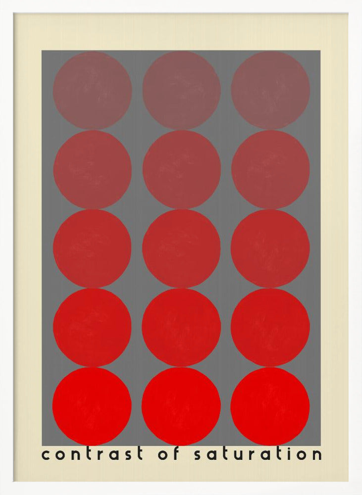 Contrast of saturation Poster