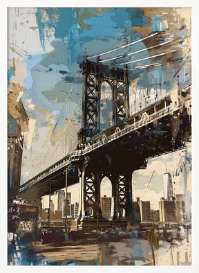 Manhattan Bridge - New York Poster