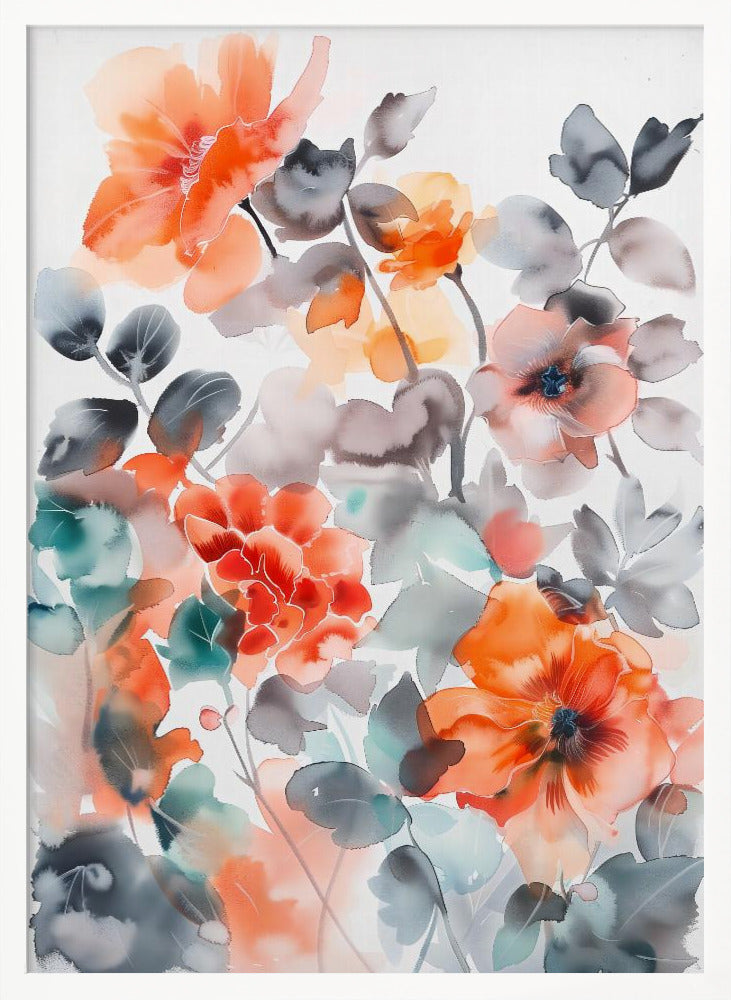 Watercolor Floral No. 2 Poster