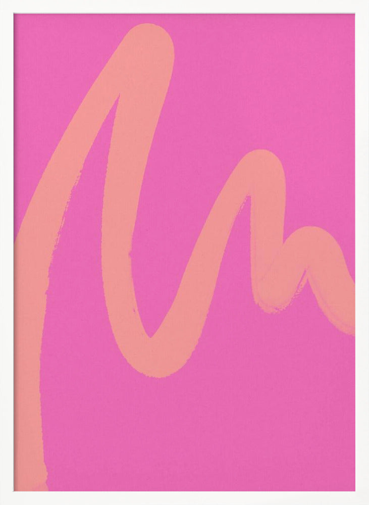 Pink Wave No 9 Poster