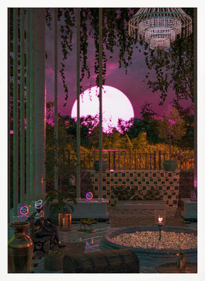 Purple Moon Palace Poster