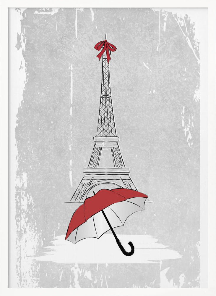 Rain In Paris Poster