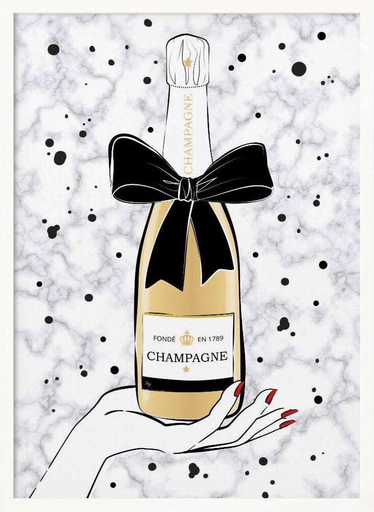 Holding Champagne Poster