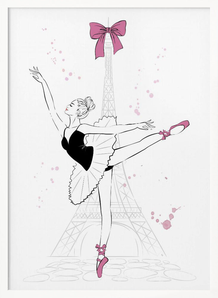 French Ballerina Poster