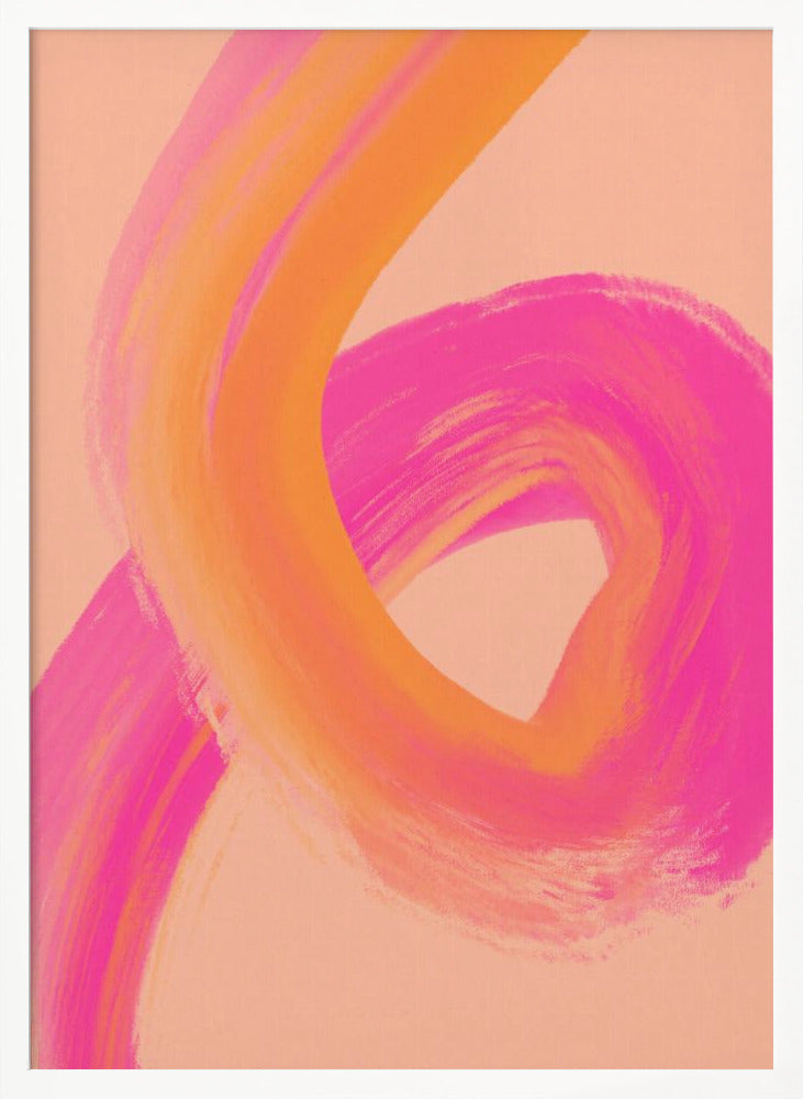 Color Strokes No 13 Poster