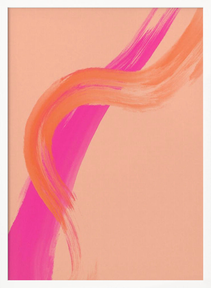 Color Strokes No 16 Poster