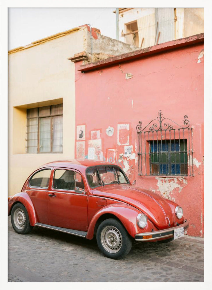 Volskwagen Beetle in Oaxaca Poster