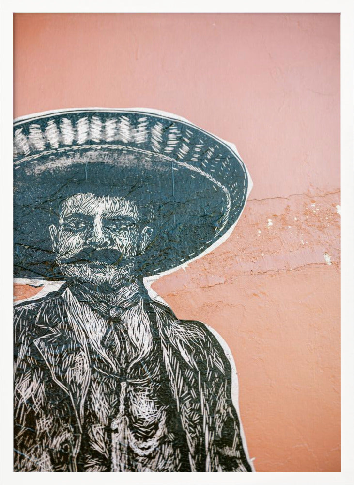 Mexican wall art in Oaxaca Poster