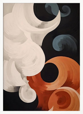 Abstract Clouds No 2 Poster