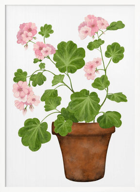 Pink Geranium Poster