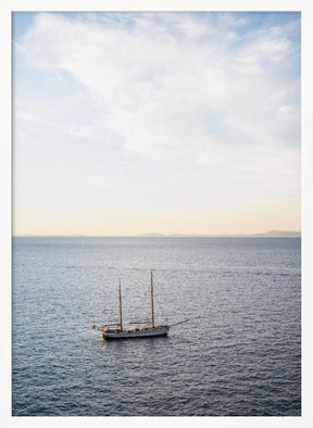 Amalfi Coast Sailing | Italy Travel Photography Poster