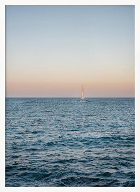 Amalfi Sunset Coast Sailing | Italy Travel Photography Poster