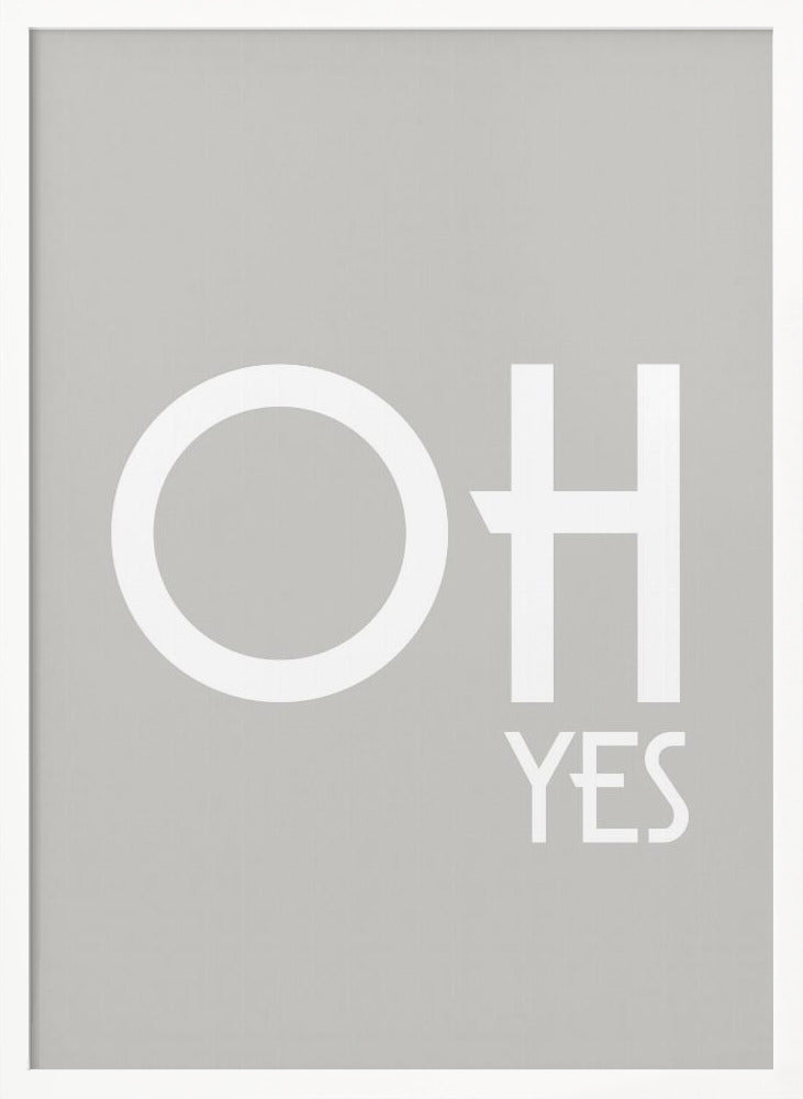 Oh Yes Griratio 2x3 Print By Bohonewart Poster