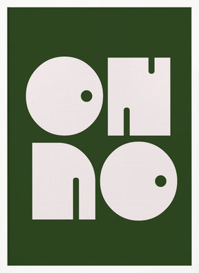 Oh No Green.psdratio 3x4 Print By Bohonewart Poster