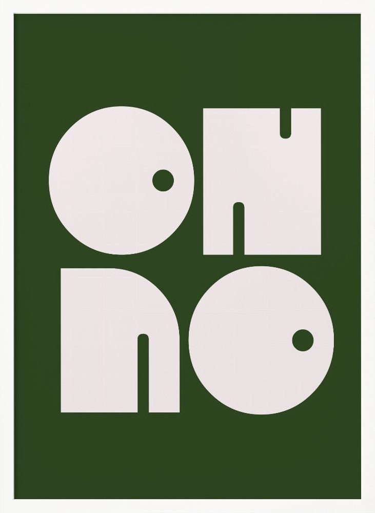 Oh No Green.psdratio 3x4 Print By Bohonewart Poster