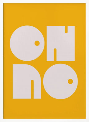 Oh No Yellowratio 3x4 Print By Bohonewart Poster